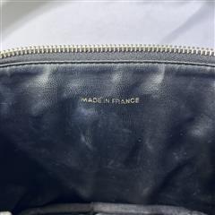 2003 Chanel Black Caviar Cosmetic Bag CC